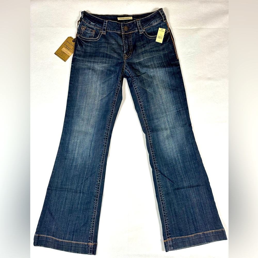 Stetson 214 City Trouser, Medium Wash, 10